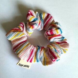DJERF AVENUE rainbow scrunchie
